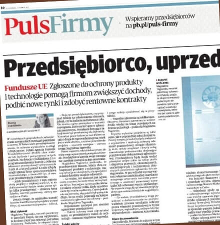 PARP dofinansuje ochronę wynalazków polskich przedsiębiorców