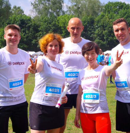 Patpol IP Runners wzięli udział w tegorocznym warszawskim Biegu Firmowym!