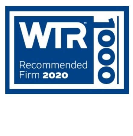 Patpol’s patent attorneys recognized in the WTR1000 2020 ranking