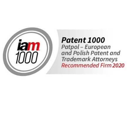 Patpol awarded again in the international IAM Patent 1000 ranking 2020