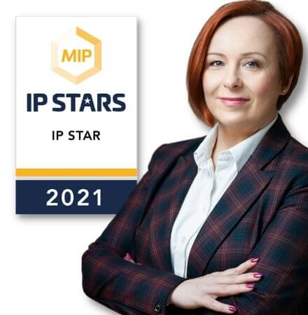 Izabella Dudek-Urbanowicz awarded as IP Star 2021