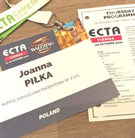 Joanna Piłka reprezentowała Patpol na tegorocznej konferencji ECTA.