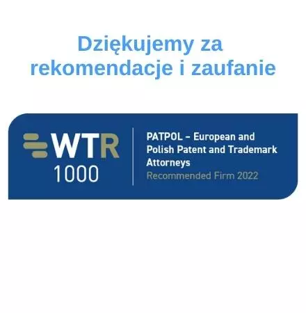 Złota rekomendacja dla Patpol w rankingu WTR1000 2022