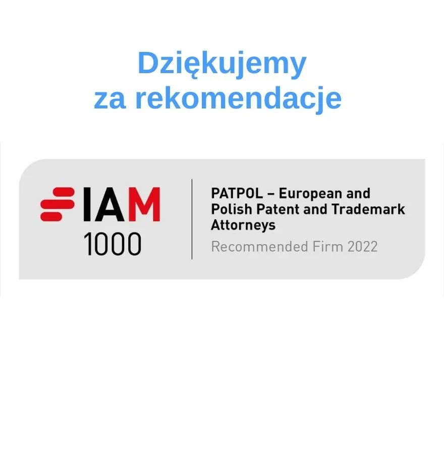 Patpol kolejny raz z najwyższą rekomendacją w prestiżowym rankingu IAM Patent 1000!